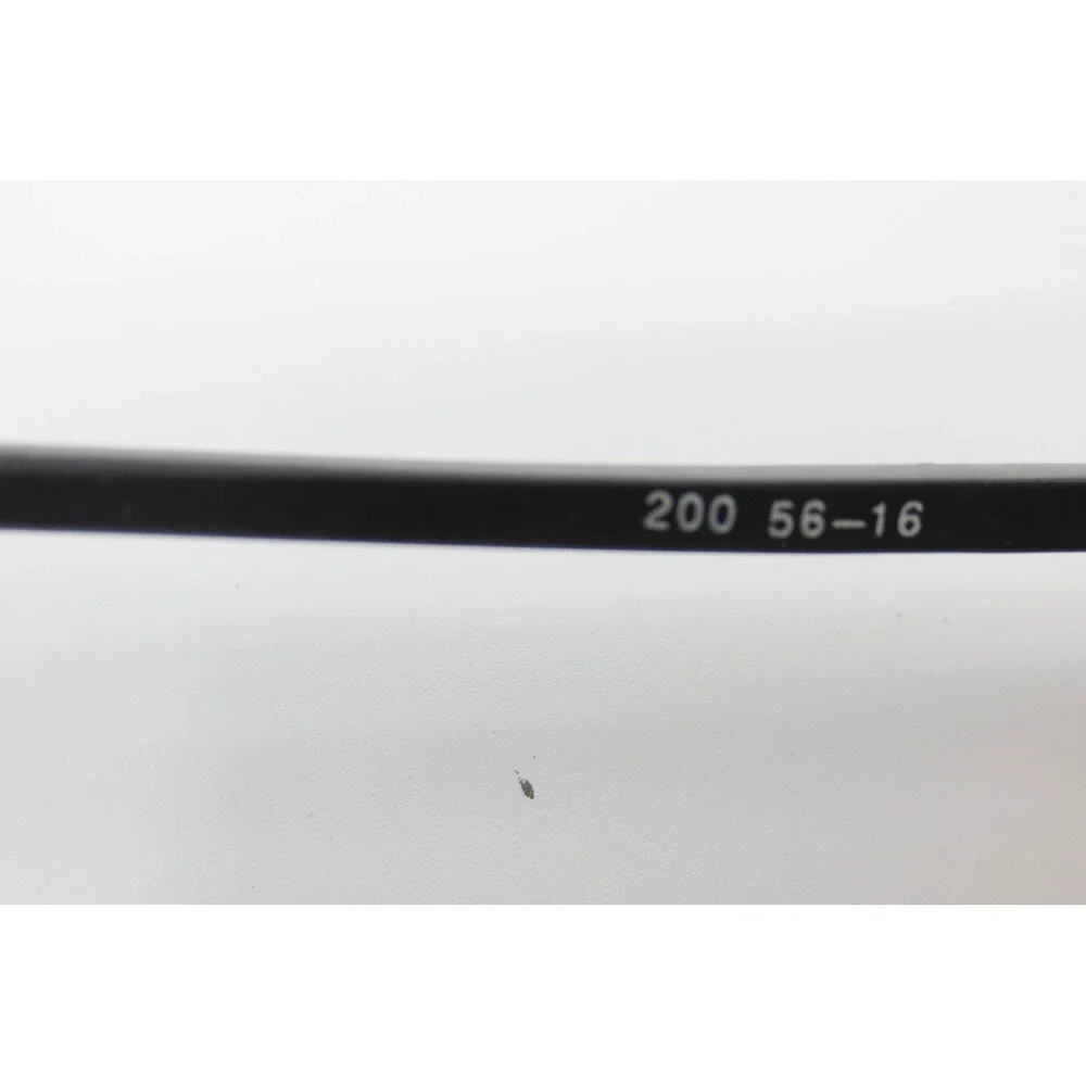 Vintage Black Aviator Metal Eyeglass Frames 200 56-16 Double Bridge 18 KGP